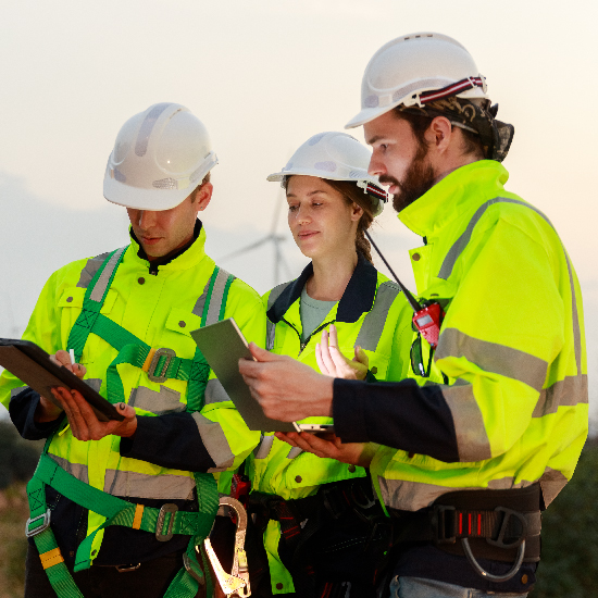 Equipo desarrollando ingeniería detallada para sistemas de riego en Merco Riego