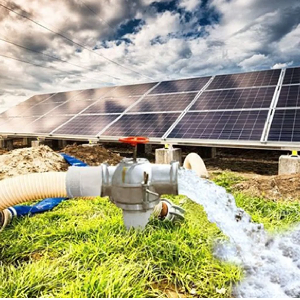 Paneles solares para energía sostenible en sistemas de riego